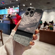 Shining Plating Makeup Mirror Phone Case For iQOO Z9 Z9X Z8 Z8X Z7 Z7X Z7i Z6 Pro Z6X Z5 Z3 Z1 U3 U3