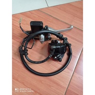 Original Honda front brake set BEAT Fi disc assy top bottom master + caliper beat fi/k81/k59/kzr iss