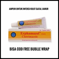 Salep Gatal Anti Jamur Salep Obat Gatal Selangkangan Erphamazol Clotrimazole Cream 5 Gram Salep Gata