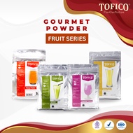 Tofico All Variant Fruit Series Powder Premium Fruit Flavored Drink Powder 1 KG Tofico Syrup Officia