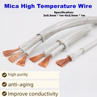 Mica high temperature wire, fire-resistant and flame-retardant 500 ℃ cable, 2-core, 3-core, 4-core m