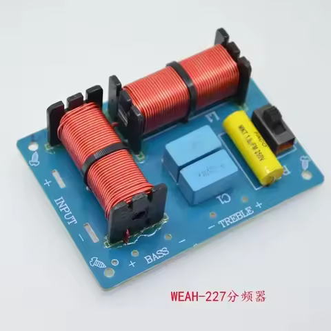 PRO AUDIO 2-Way Crossover Filters 2 Unit Hi-Fi Speaker Frequency Divider