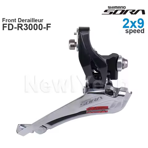 SHIMANO SORA R3000 2x9 Speed Front Derailleur FD-R3000-B RD-R3000-F Brazed-On Mount / Clamp Band Mou