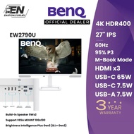 BenQ EW2790U | 27” 4K UHD HDR400 Eye-Care Monitor | USB-C for Laptop | PS5 / PS5 Pro Compatible