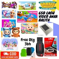 Usb FLASHDISK 16GB Toddler Video Song+Cocomelon Pinkfong OTG 3bh+BOX