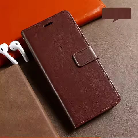 Leather Flip Protect Case For Xiaomi Poco X6 X5 F5 F6 M6 M7 C75 X7 F7 Ultra 14T 14C Redmi Note 14 Pr