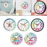 Devoko Analog Clock for Kids Educational Tool Learning for Kids Bedroom Classroom