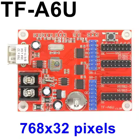 TF-A6U Wireless USB LED Controller Card Support Single Dual Color p10 Screen Modules For Display Led