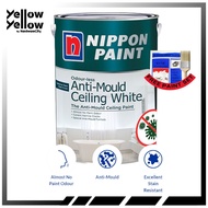 [FREE PAINT SET] Nippon Paint Odour-less Anti-Mould Ceiling White