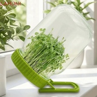 CURTES Mason Sprouting Lid, Plastic With Bracket Germination Jar Lid, Practical Efficient Sprouting 