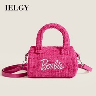 IELGY Niche Pillow Bag Crossbody Bag Cylinder Handbag Crossbody Bag
