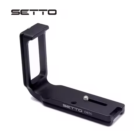 SETTO Custom L Plate Bracket Quick Release Plate for Nikon D850 Camera Body Arca Sunwayfoto Benro Si