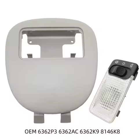 6362AC 6362K9 6362P3 8146K8 for Peugeot 206CC 207 Citroen C1 C2 C3 Interior Reading Light Panel