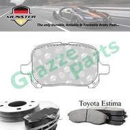 Münster Disc Brake Pad Front for Toyota Estima (2nd Gen) ACR30 2.4 2000-2006 2AZ-FE Estima MCR30W 3.