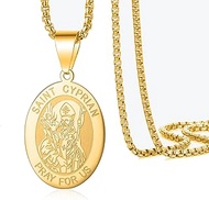 Archangel St Michael/St Cyprian Necklace St Michael Pendant Archangel Locket Necklace Patron Protect