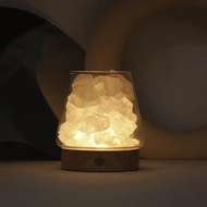 【保庇BOBEE 】日本工藝富士山擴香石燈 開運水晶擴香燈 |橙晶鹽