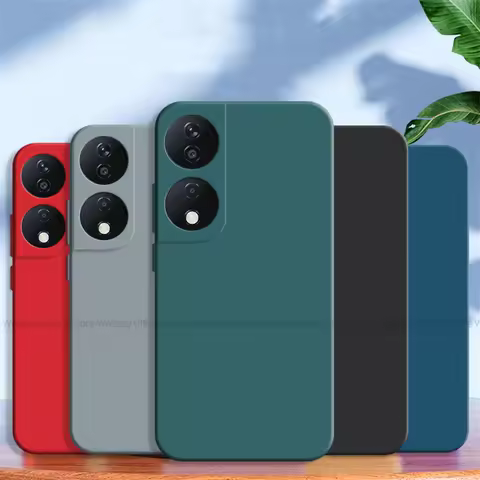 For Honor 90 Smart Case Honor 90 Smart Cover Luxury TPU Cases Shockproof Liquid Silicone Protective 