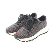 【二手】Prada PRADA 運動鞋 Logo Check 1E552L 尼龍運動鞋 女款二手 A