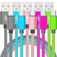 60W Fast Charging USB Type-C Cable, Nylon Braided, USB-A To USB-C Android Charging Cord, Compatible 