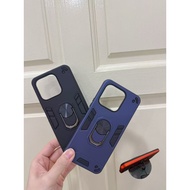 HONOR X5B/X5B PLUS/X6(5G)/X6A/X6B/X8(5G) Hybrid Armor Metal Ring Holder Hard Case Stand Case