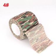 【Limited-time offer】 Elastic Bandage Elastoplast Disguise Self Adhesive Wrap Hunting Bick 4.8m Sport