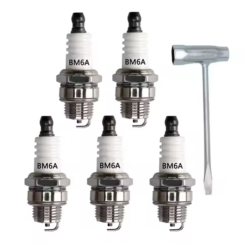 BM6A Spark Plug Replaces M7/L7T/CJ8/1560 Glow Plug Small Engine For 2 Stroke Gasoline Chainsaw Lawn 