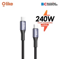 CABLE DATA Type C To Type C OLIKE D115CC240 240W Black