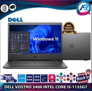 DELL VOSTRO 3400 INTEL CORE I5-1135G7 (11TH GENERATION) 8GB RAM 256GB SSD WIFI W CAM 14″ FULL HD (19