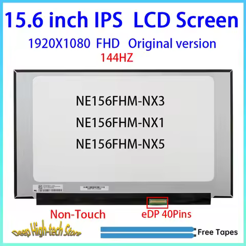 15.6 Inch 144HZ Laptop LCD Screen NE156FHM-NX3 NE156FHM-NX1 NE156FHM-NX5 Matrix Panel Replacement 19