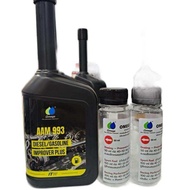 OMEGA 993 หัวเชื้อปรับเกรดน้ำมันเชื้อเพลิง ขนาด100/300ml+แถมฟรีพวงหุญแจ