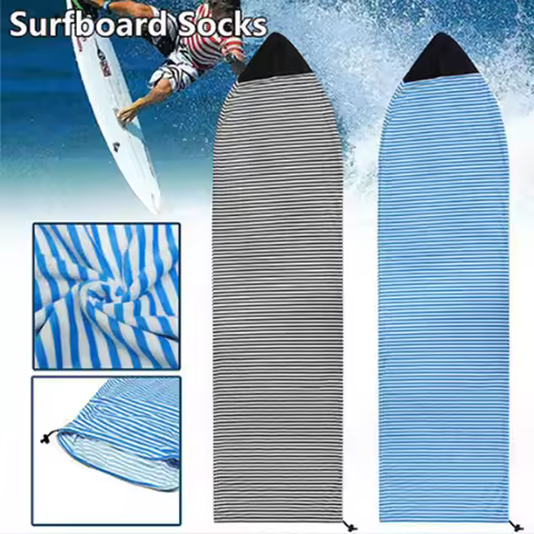 Surfboard Sock Cover Lightweight Board Bag Great For Local Trips To The Beach Soft Adjustable Closur