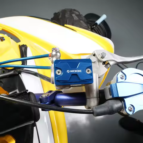 NiceCNC For Yamaha RAPTOR 700 700R 125 250 GRIZZLY 700 550 YFZ450R Front Brake Reservoir Fluid Cover