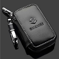Gantungan Kunci Mobil / Motor Sarung Cover Dompet Kunci Mobil Logo Merk Kendaraan Hitam Zipper