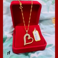 10k Pure Gold Round Lock Necklace for Ladies Gold Necklace