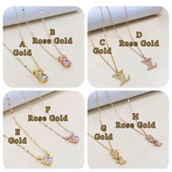 MATA TAMKR22 Adult titanium necklace with zircon eyes