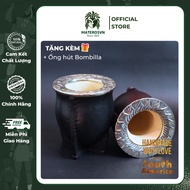 Yerba Mate Camionero Uruguay Premium Gourd Gourd Cup - Premium Handmade | MaterosVN