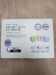 現貨 韓國製Smart Eco EU Mask三層防護成人口罩(1套2盒共100個) (紫色口罩)
