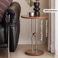 2026 New Style Living Room Side Table Retro Style Household Movable Sofa Coffee Table Mini Photo Sho