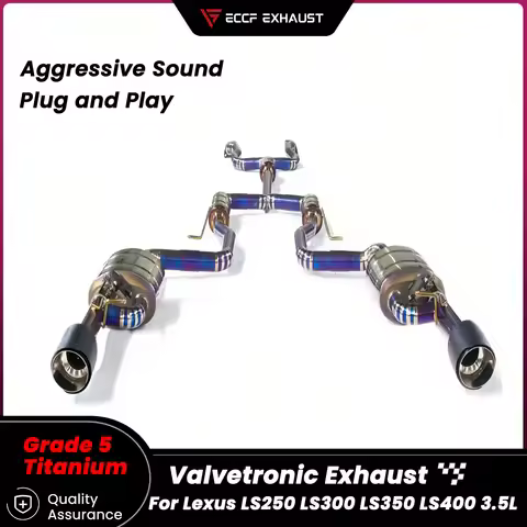 TItanium Valvetronic Catback Exhaust for Lexus LS250 LS300 LS350 LS400 3.5L Unleash True Exhaust Per