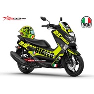Decal Sticker Yamaha NMAX MUGELLO HELMET VR46