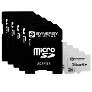 Digital 16GB Micro SDHC セキュアデジタル UHS-I メモリーカード HTC G25 携帯電話対応 - クラス10 U1 95MB/秒 300シリーズ - 5枚パック