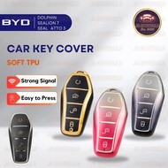 BYD Dolphin Atto 3 Sealion 7 Seal Key Cover Kunci Car Key Case Holder BYD Seal Accessories