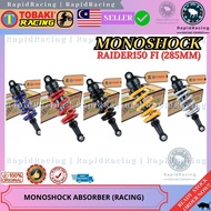 RAIDER150 FI 285MM<< TOBAKI RACING MONOSHOCK ABSORBER MONO SHOCK ABSOBER SUZUKI RAIDER 150 150FI 285