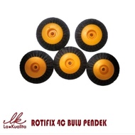 Rotifix 4C Orange Short Bristles Brush | La Quality