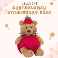 [4月最新!]🧸🍓Jellycat Bartholomew Bear Strawberry🍓🧸 Jellycat士多啤梨熊公仔 Jellycat草莓熊 Jellycat熊仔 Jellycat熊 Jel