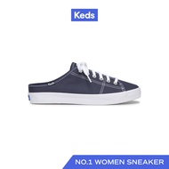 KEDS รองเท้าผ้าใบ เปิดส้น รุ่น KICKSTART MULE CANVAS สีน้ำเงิน ( WF62557 )