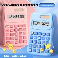 YOLA Mini Pocket Calculator, Silent 8-Digit Scientific Calculator, Cartoon Large LCD Display 8-Digit