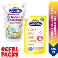 Kodomo Baby Bottle Cleanser Accessories Nipple Liquid Refill Pack, 600ml-700ml