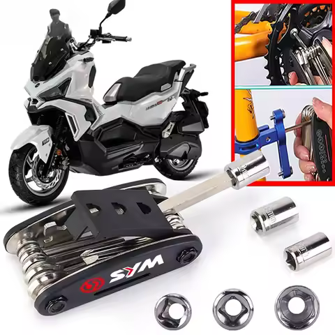 For SYM Z1 FNX 125 150 Husky ADV 300 Fiddle DRGBT DRG 158 GTS 250i 300i Moto Accessories Portable Sc
