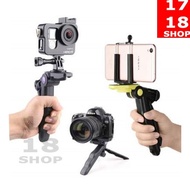 HAND TRIPOD UNTUK HANDPHONE HOLDER U DSLR KAMERA GOPRO MINI STABILIZER STEADYCAM PRO TRIPOD TANGAN C